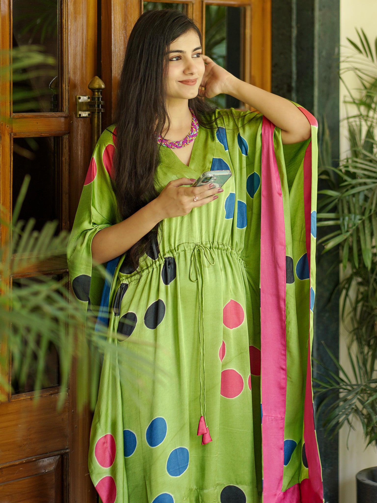 Fiesta Verde Kaftan
