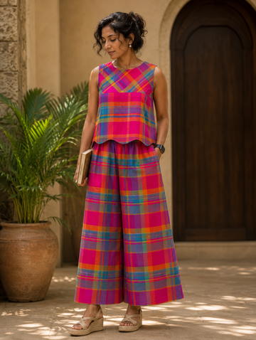 The Madras Blooms Coord