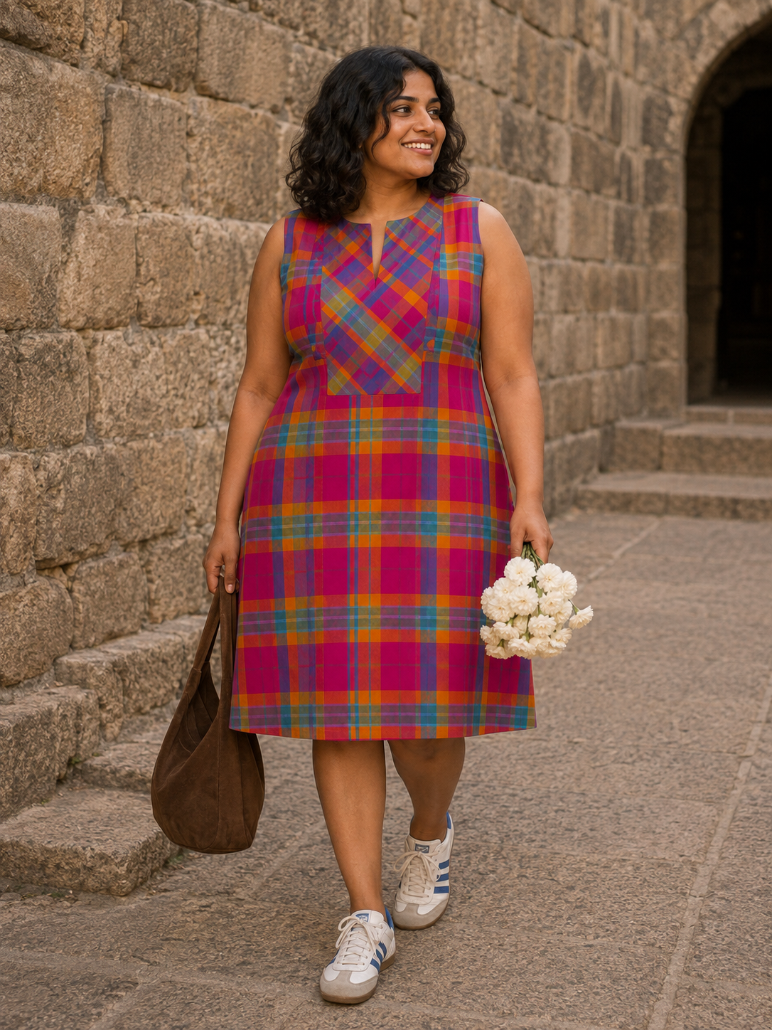 The Madras Shift Dress