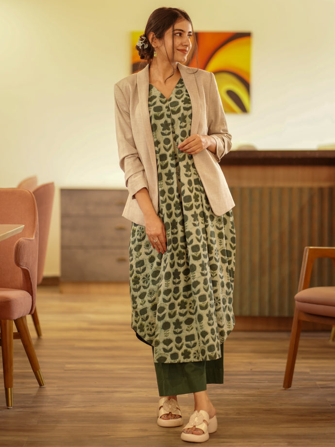 Sabz Khwaab Cotton Kurta Set
