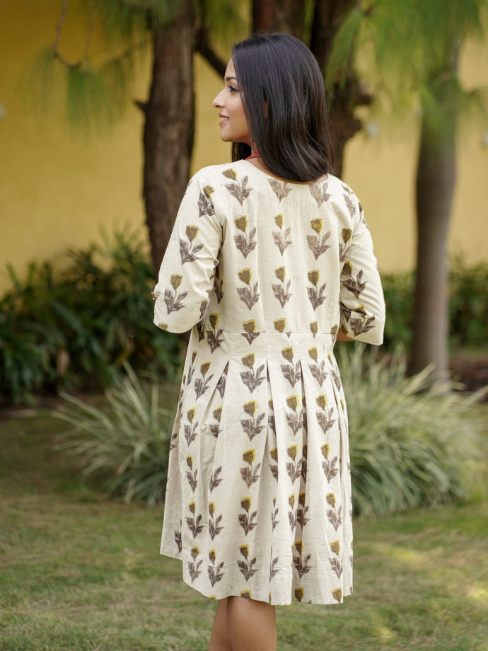 Giraffe Safari Cotton Day Dress