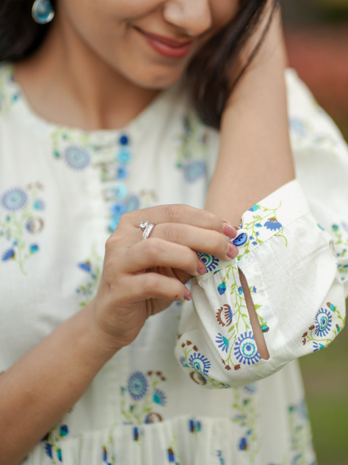 Monday Blooms Cotton Kurta