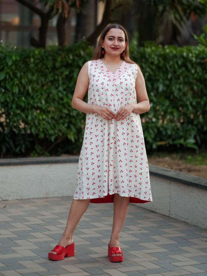 Cherries & Cream Dress