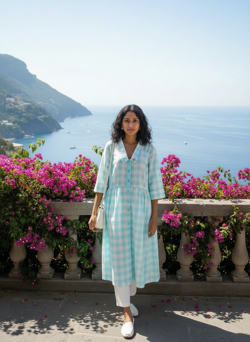 Blue Skies, No Plans Dress