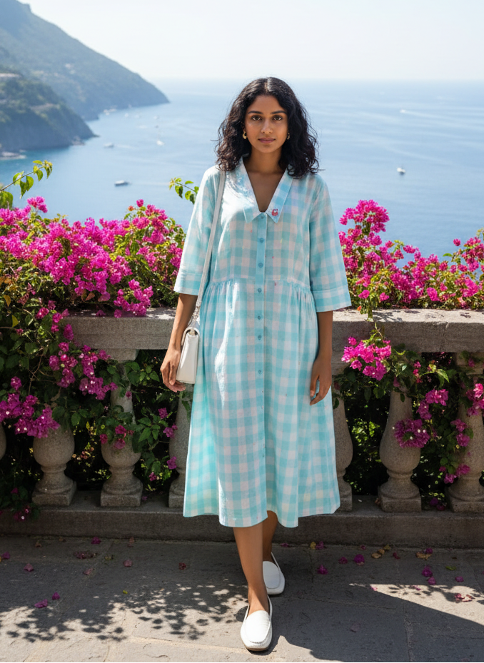 Blue Skies, No Plans Dress