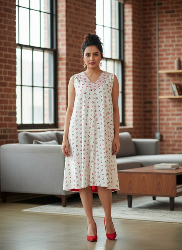 Cherries & Cream Dress