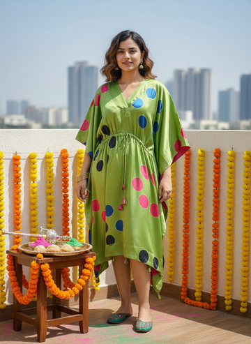 Fiesta Verde Kaftan