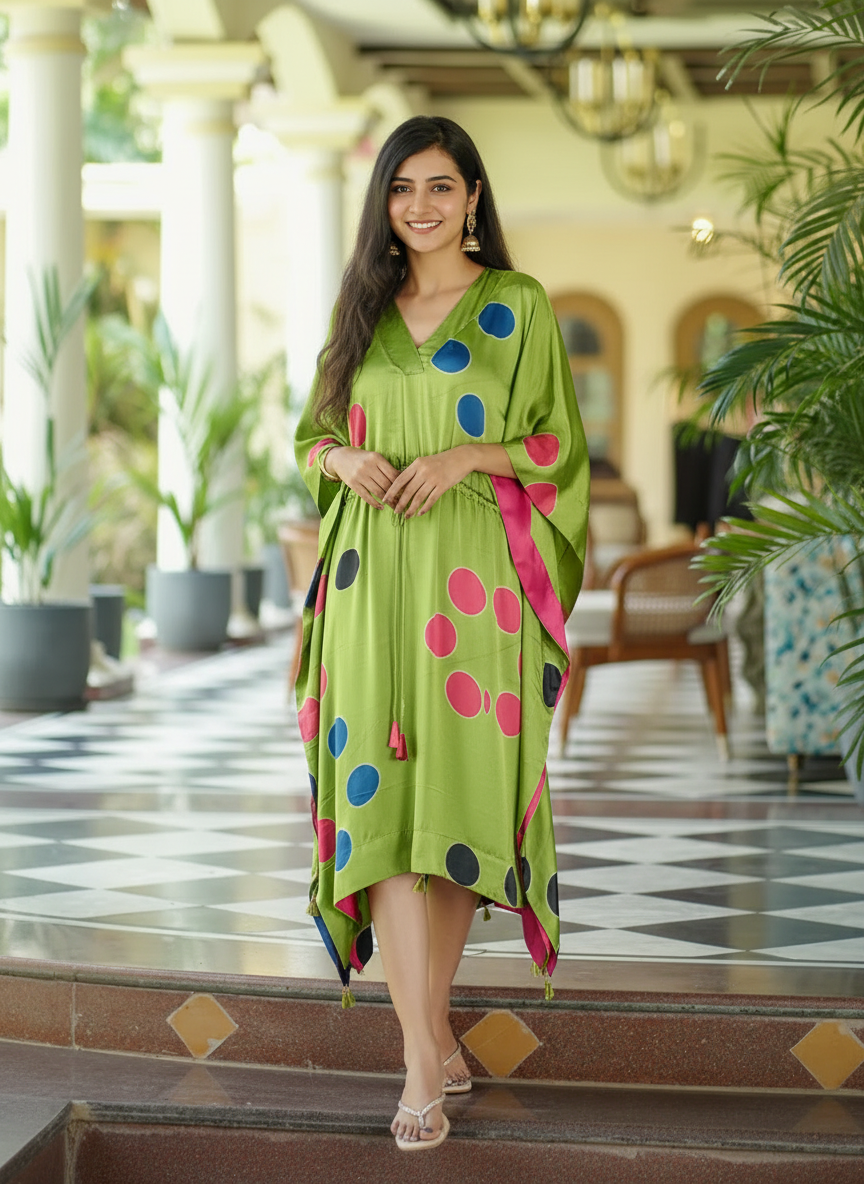 Fiesta Verde Kaftan