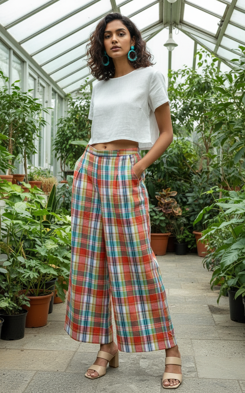 BE Smart Plaid Pants