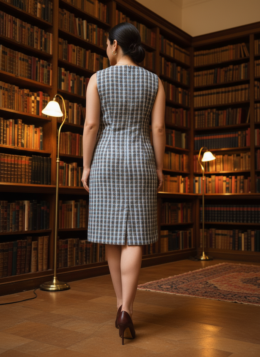 Ink & Oak Tweed Formal Dress