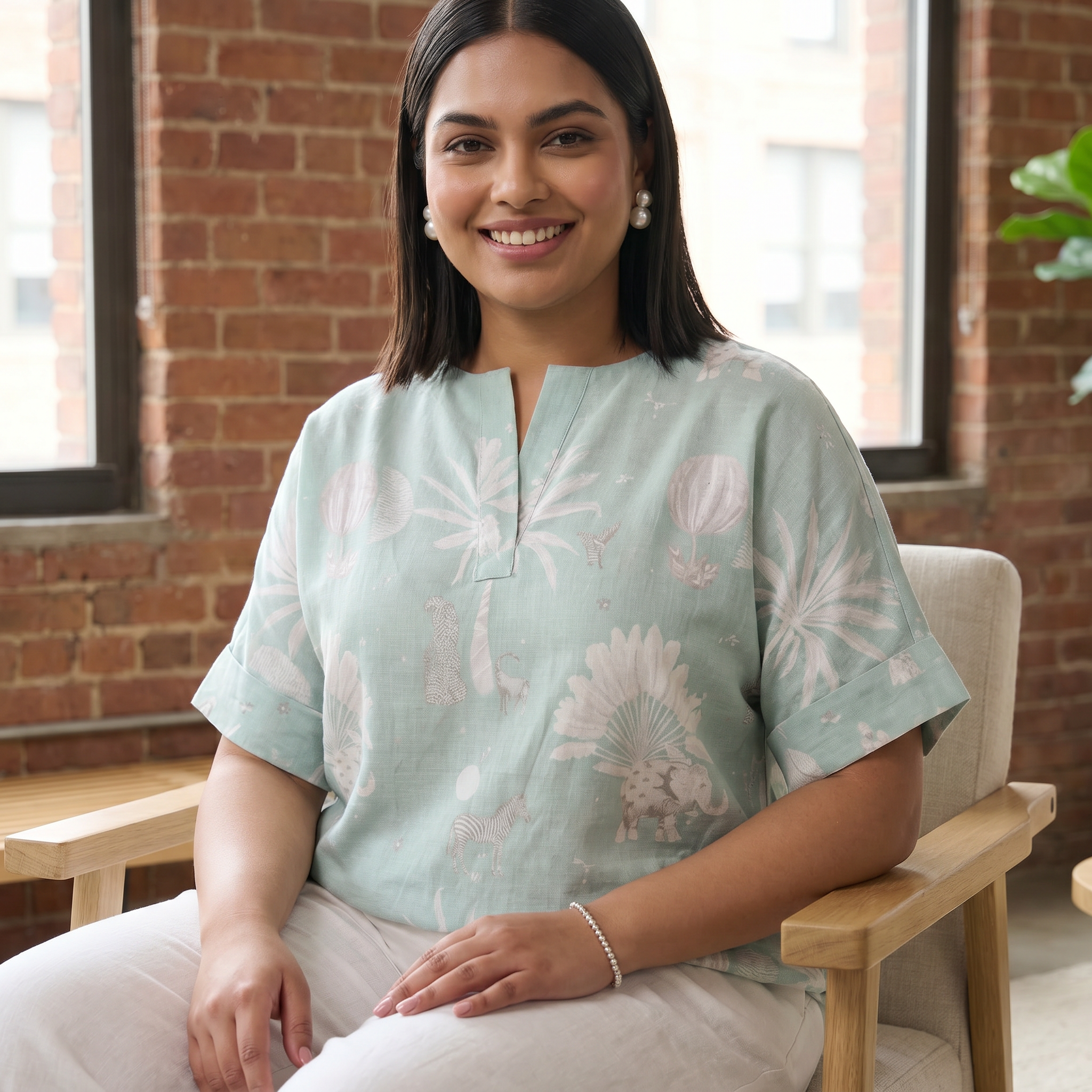 Isla Linen Top